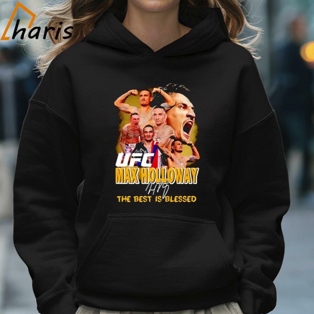 Nice UFC Max Holloway The Best Is Blessed Shirt 5 Hoodie