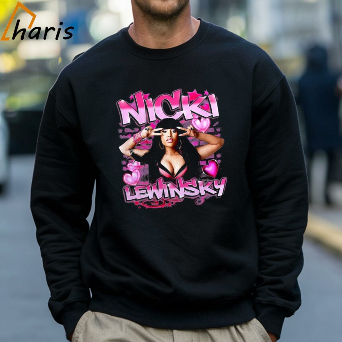 Nicki Minaj Lewinsky Rapper Homage Graphic Shirt 4 Sweatshirt
