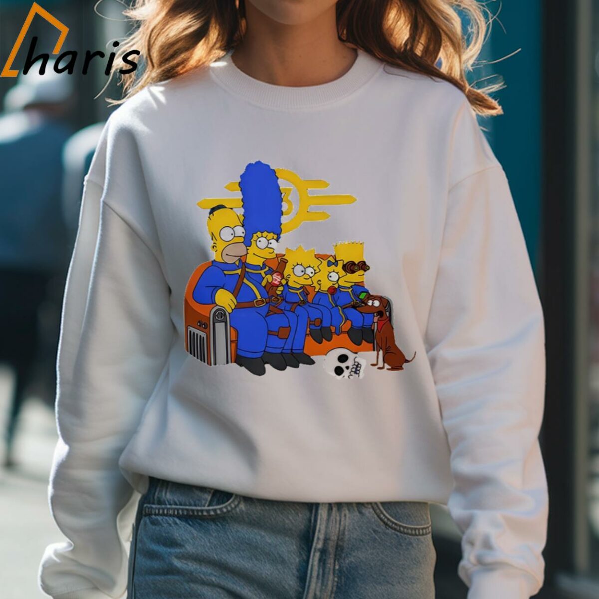 Nuclear Family The Simpsons and Fallout Shirt 4 Sweatshirt