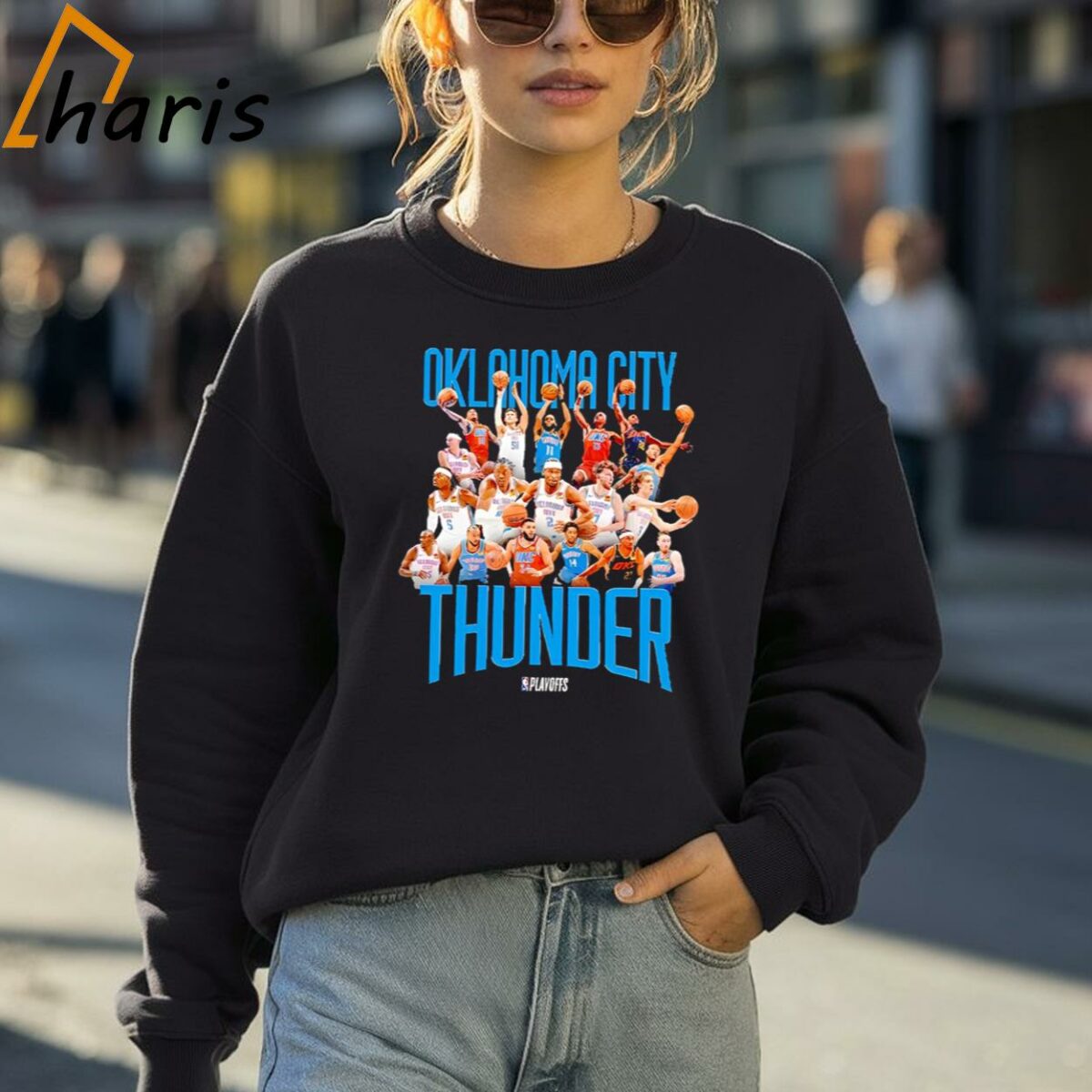 OKC Thunder Basketball Team 2024 Shirt 4 Sweatshirt