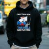 Oklahoma City Thunder Snoopy Watching Tv Cant Talk Now My Tar Heels Are Playing Shirt 5 Hoodie