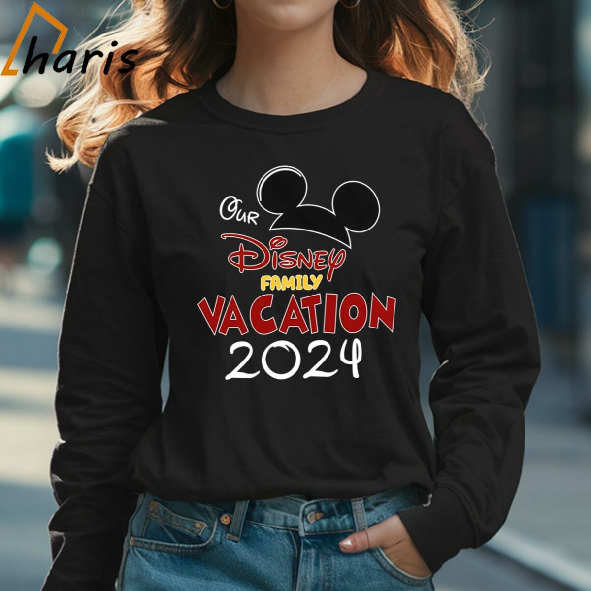 Our Disney Family Vacation 2024 Shirt 3 Long sleeve shirt
