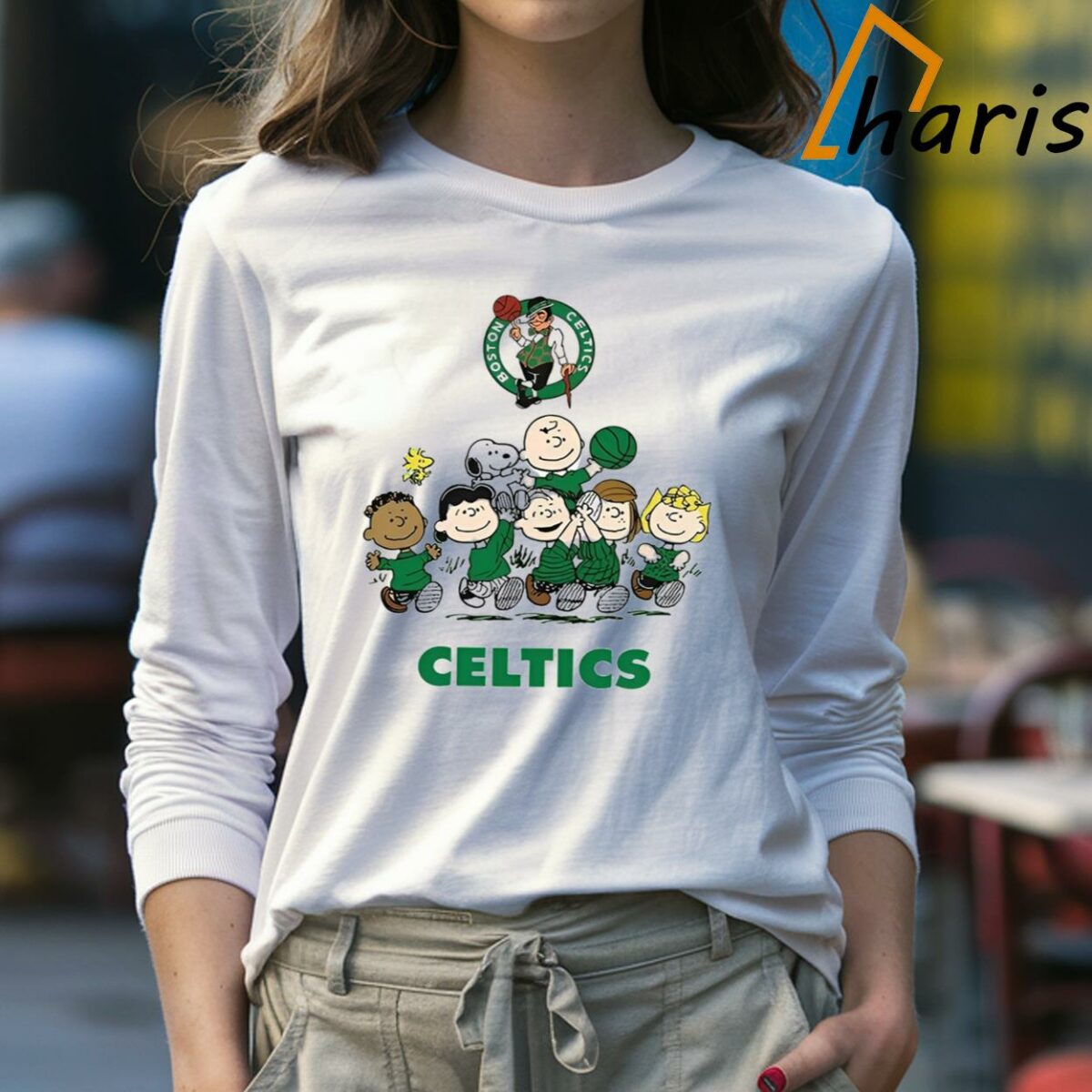 Peanut Snoopy and Friends Boston Celtics Basketball Shirt 4 Long sleeve Shirt