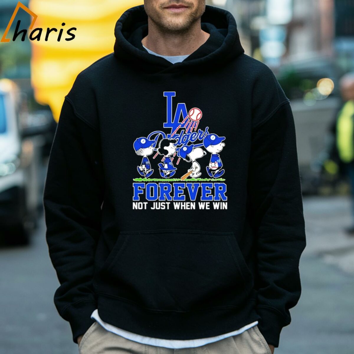 Peanuts Fan Team Los Angeles Dodgers Baseball Forever Not Just When We Win 2024 T shirt 5 Hoodie