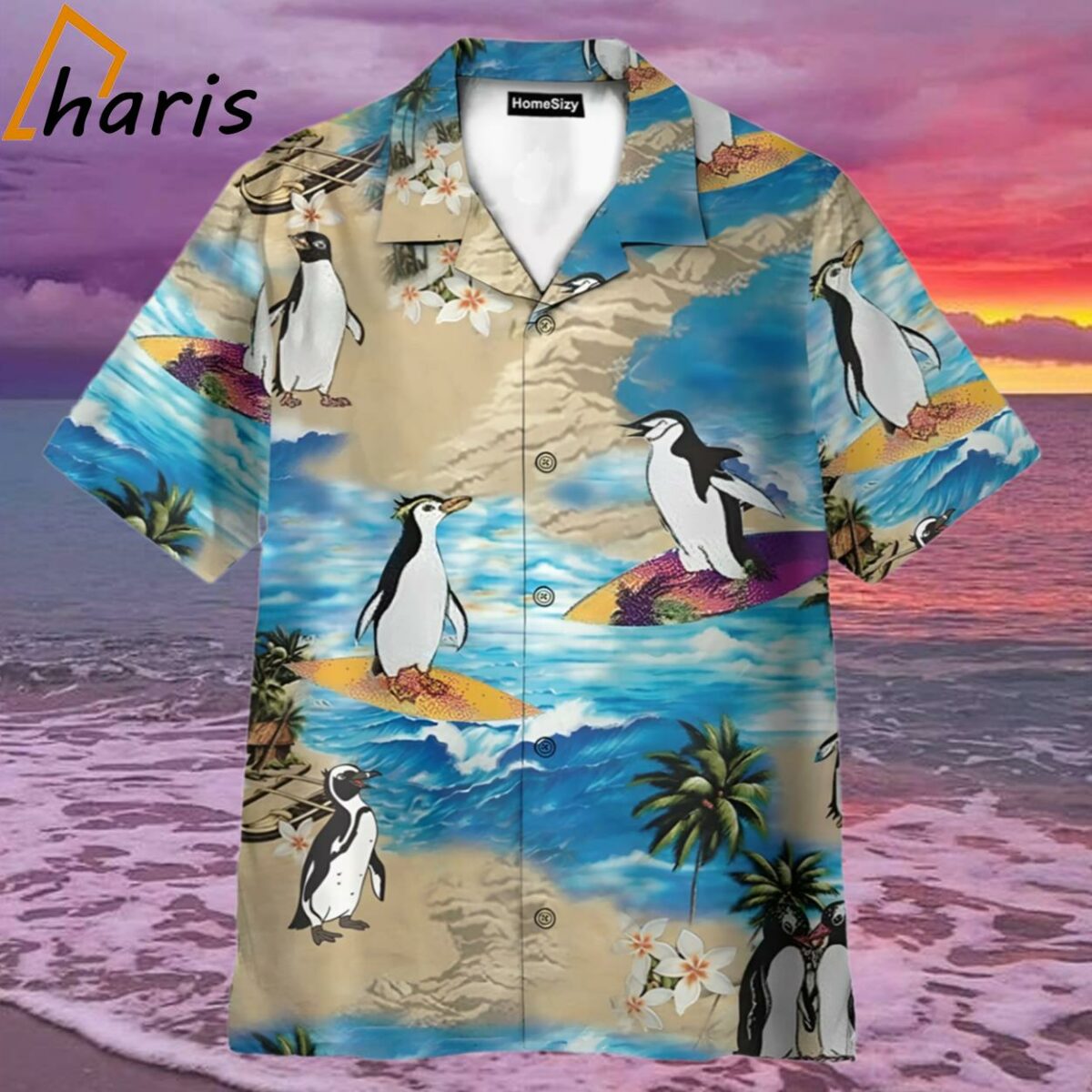 Penguin Island Funny Hawaiian Shirt 1 2