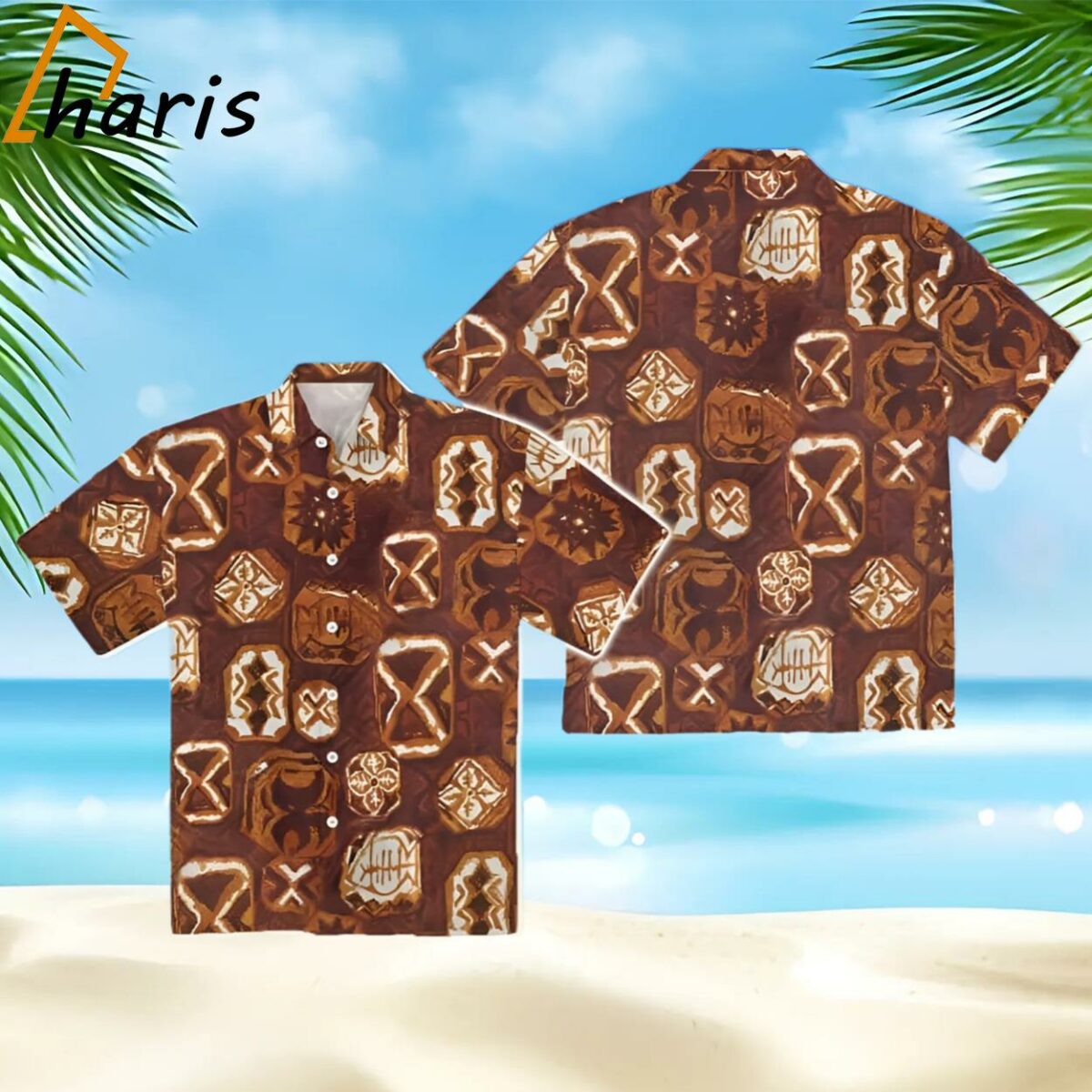 Penney Vintage 70s Bark Cloth Hawaiian Shirt 1 1