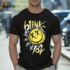 Pink Black Smiley Blink 182 T Shirt 2 Shirt