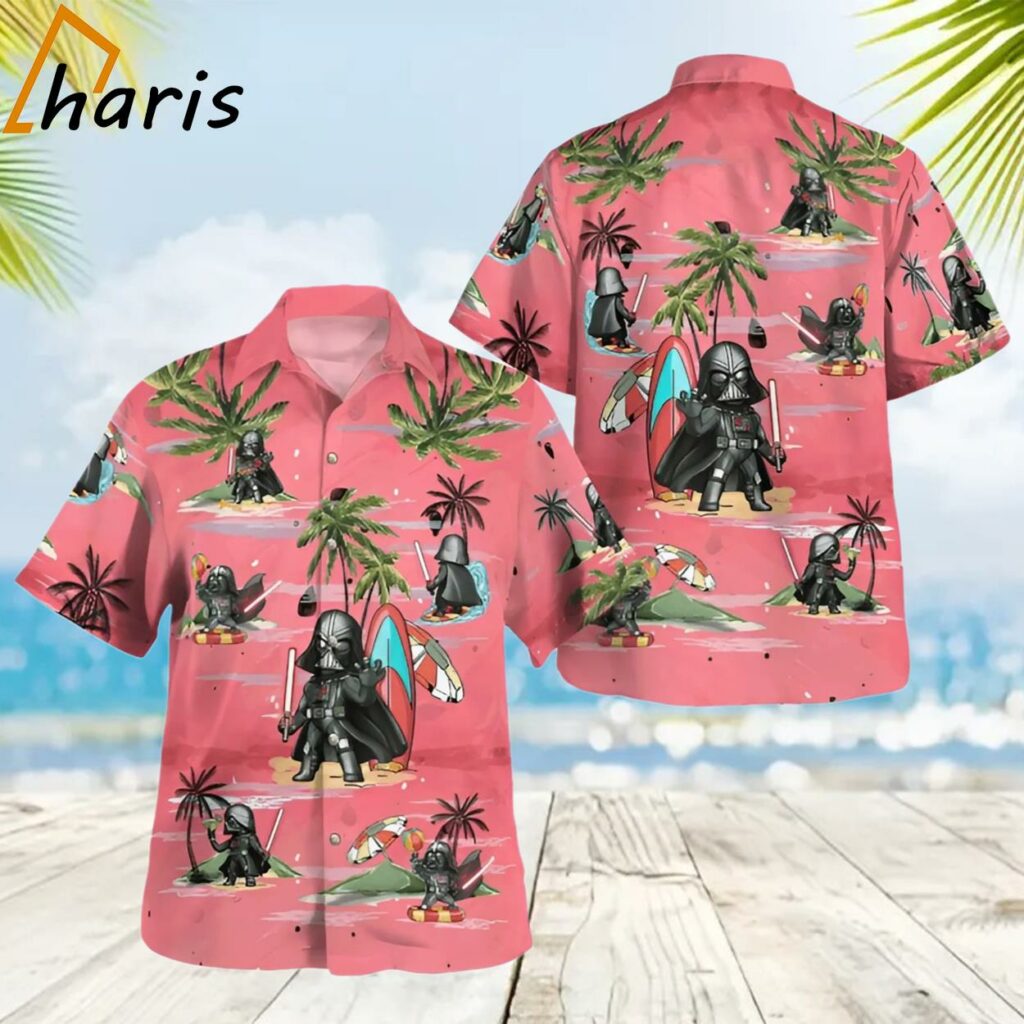 Pink Darth Vader Summer Time Hawaiian Shirt