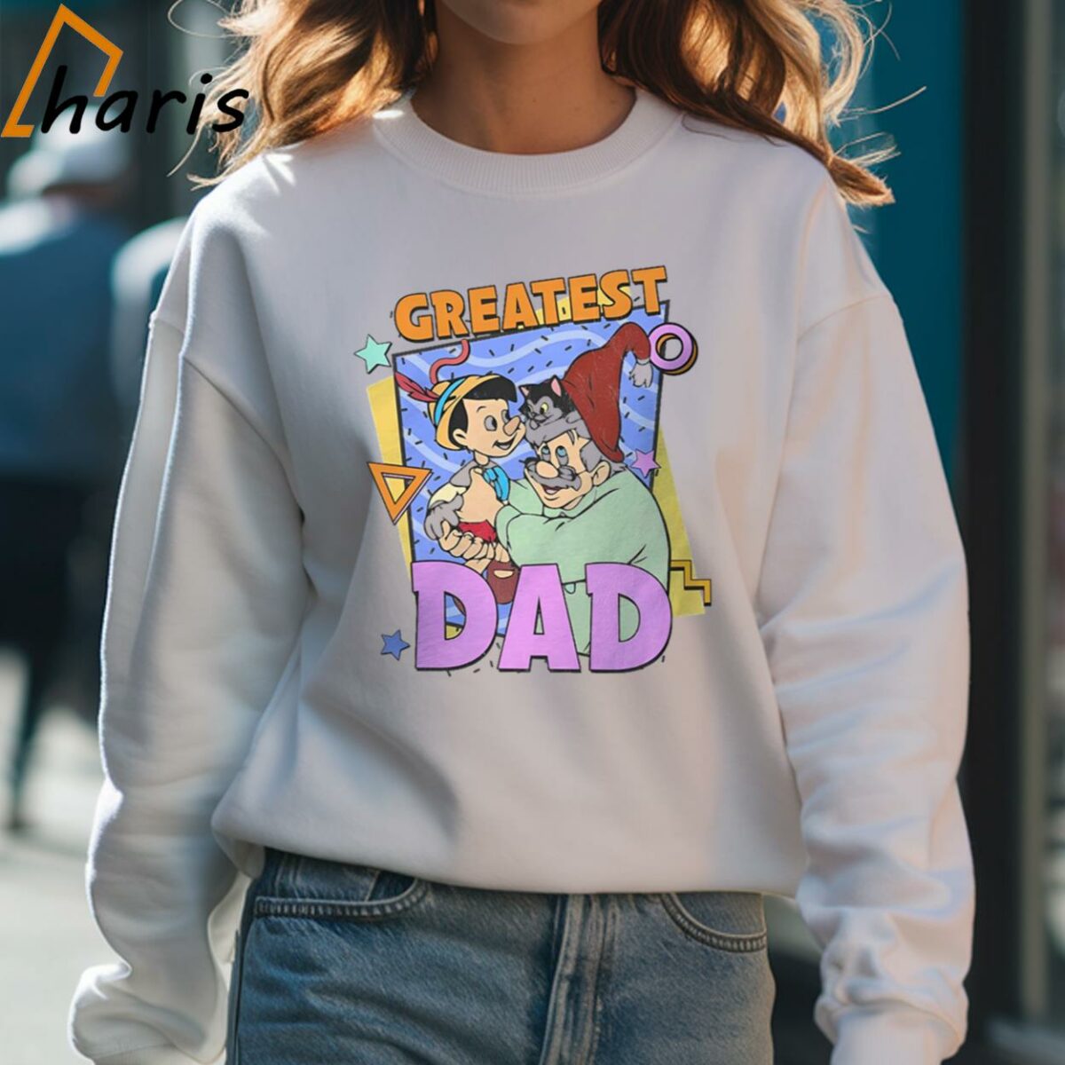 Pinocchio Geppetto Greatest Dad Shirt 4 Sweatshirt