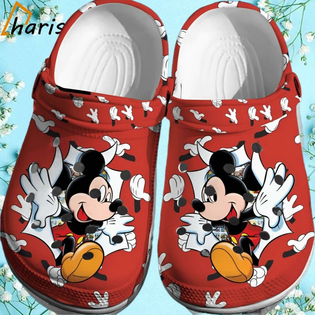 Playful Companion Mickey Mouse 3D Clog Shoes 2 3