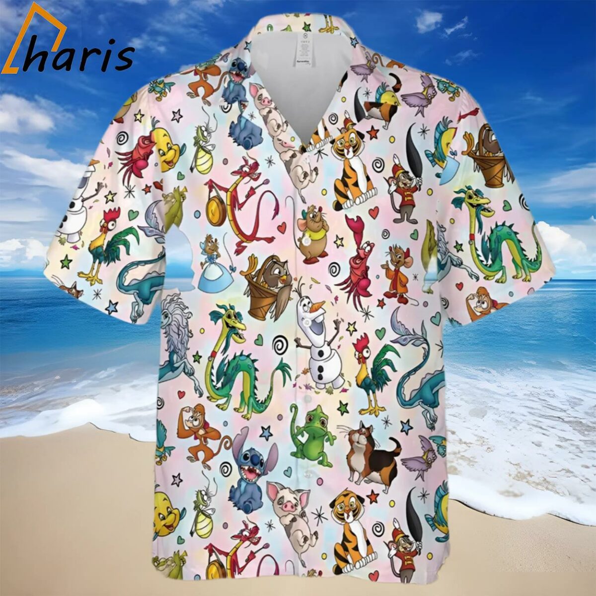 Retro Disney Characters Hawaiian Shirt 1 1