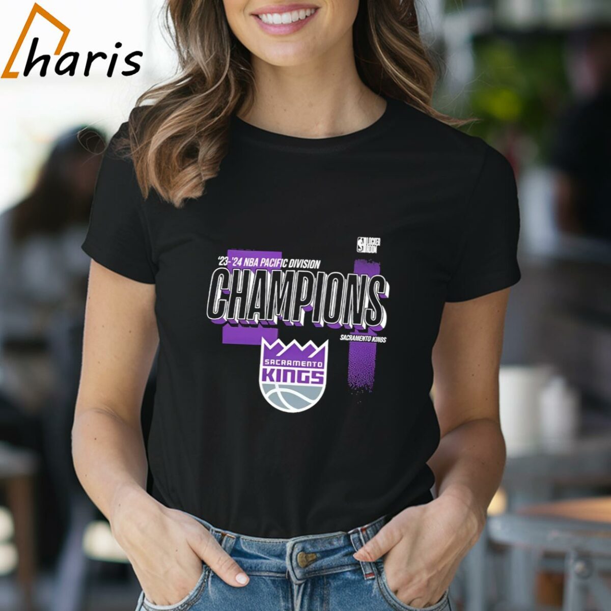 Sacramento Kings 2024 Pacific Division Champions Locker Room T shirt 1 Shirt