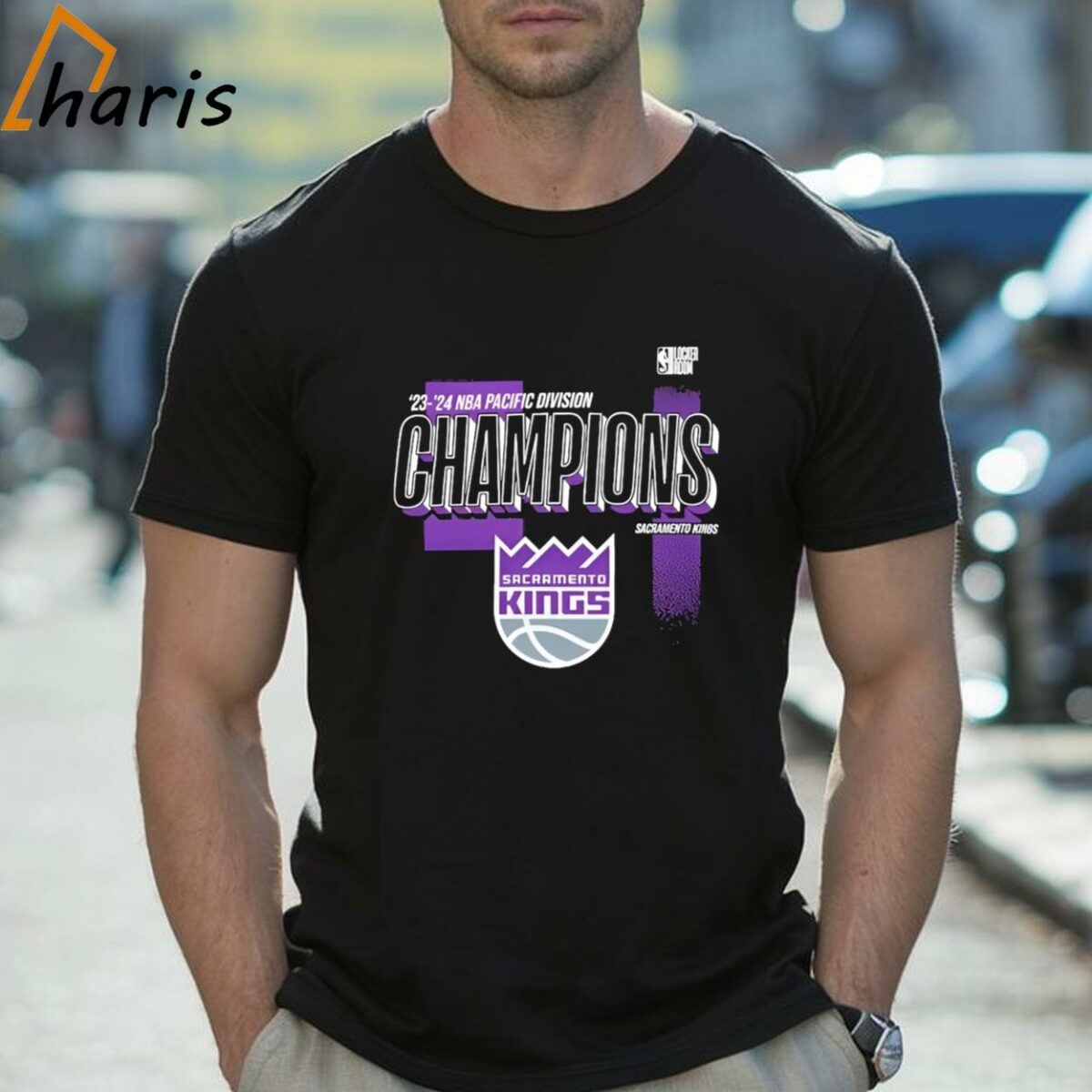 Sacramento Kings 2024 Pacific Division Champions Locker Room T shirt 2 Shirt