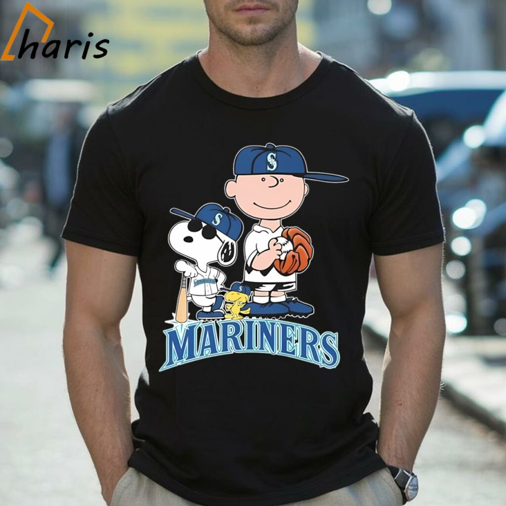 Seattle Mariners Baseball 2024 The Peanuts Movie Shirt