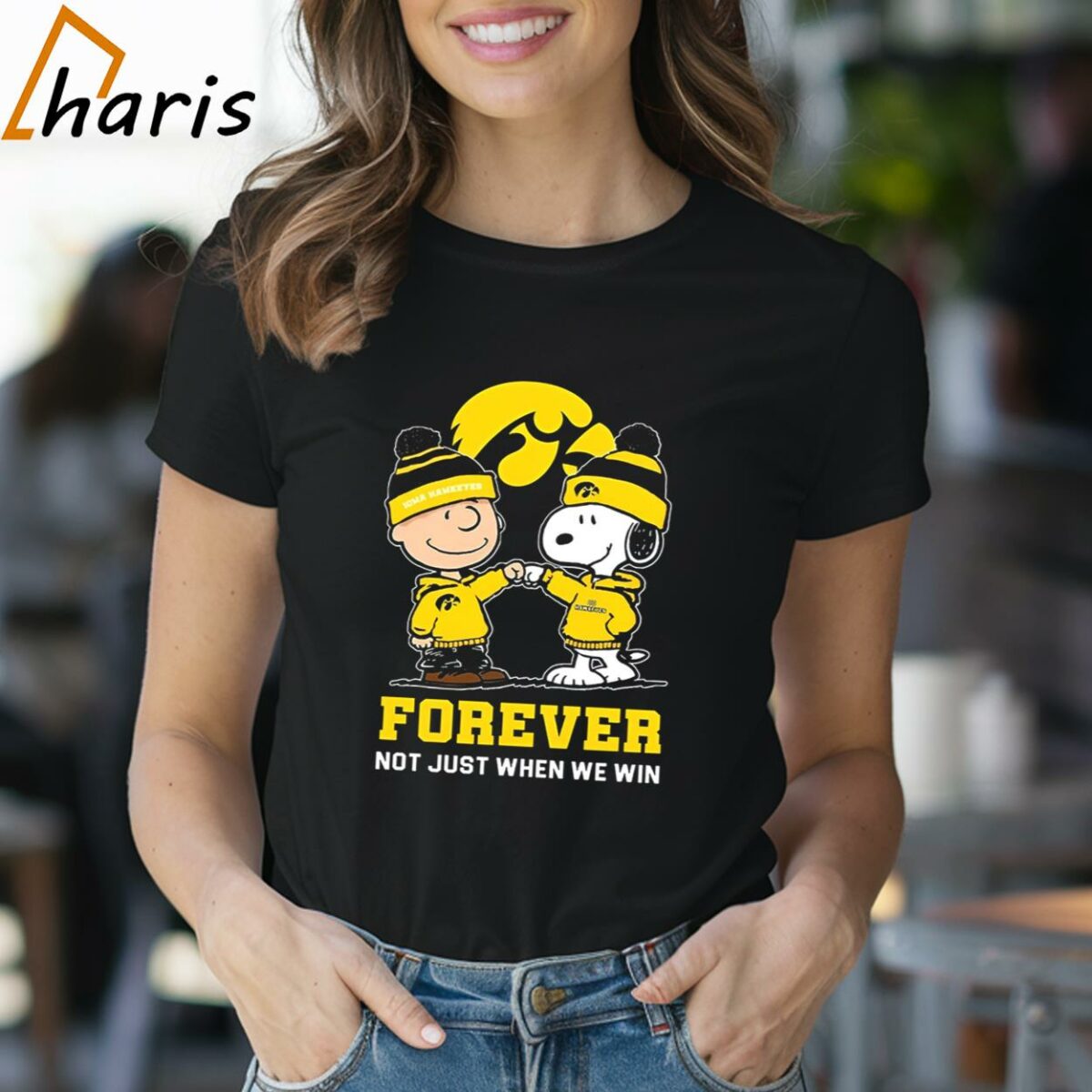 Snoopy And Charlie Brown Iowa Hawkeyes Forever Not Just When We Win 2024 Shirt 1 Shirt