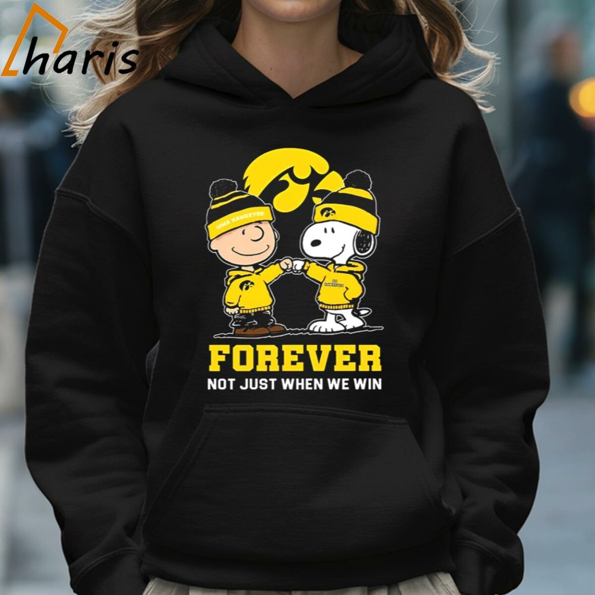 Snoopy And Charlie Brown Iowa Hawkeyes Forever Not Just When We Win 2024 Shirt 5 Hoodie