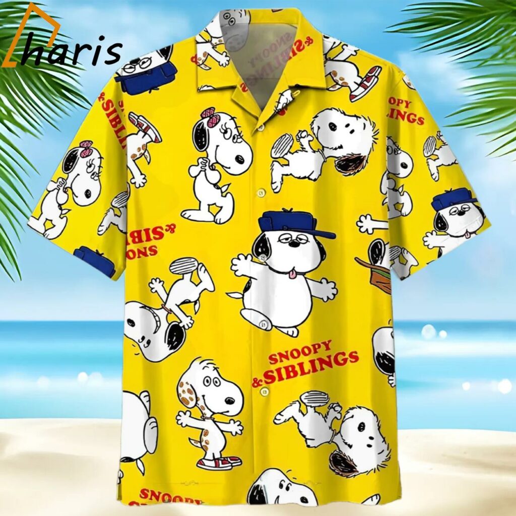 Snoopy And Siblings Hawaiian Shirt