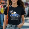 Snoopy And Woodstock Los Angeles Clippers On Car Shirt 1 Shirt