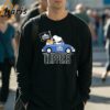 Snoopy And Woodstock Los Angeles Clippers On Car Shirt 3 Long Sleeve Shirt
