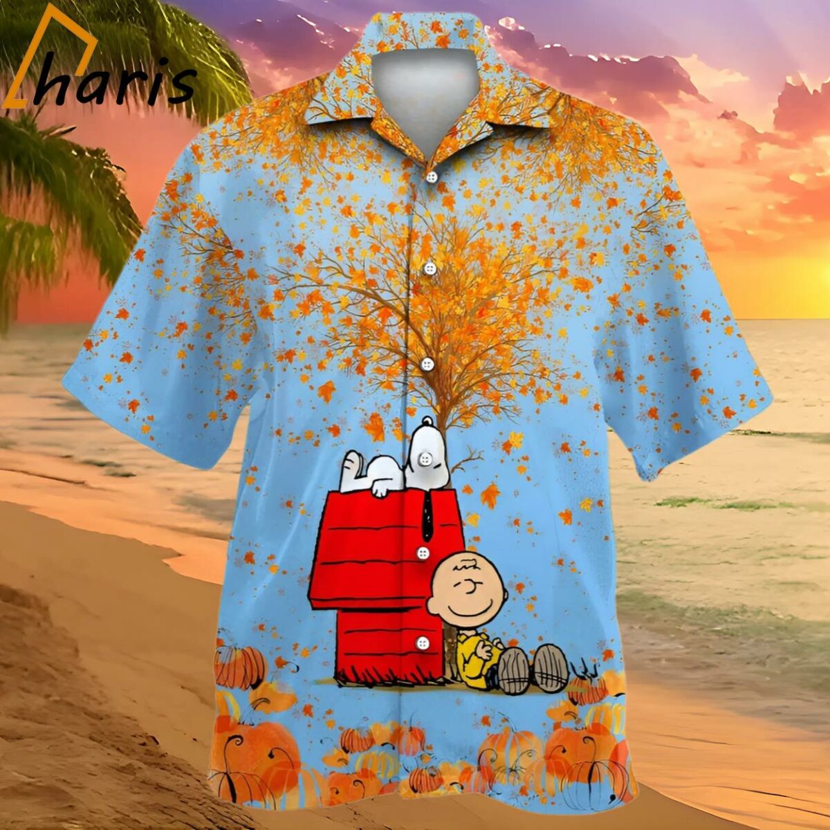 Snoopy Blue Hawaiian Shirt Summer Aloha Shirt For Men Women 2 2