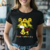 Snoopy Charlie Brown Sunflower Happy Mothers Day Shirt 2 Shirt