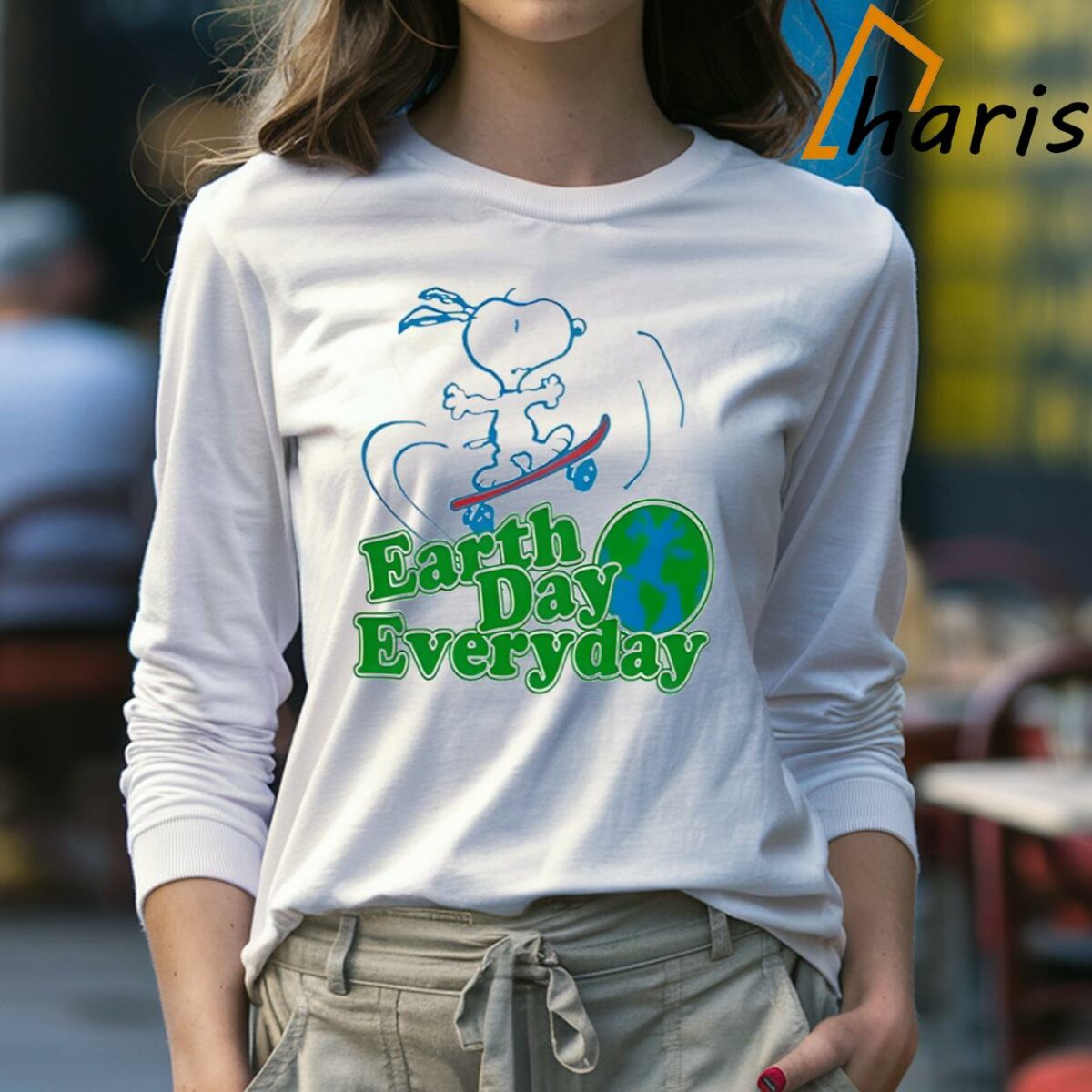 Snoopy Earth Day Everyday Shirt 4 Long sleeve Shirt
