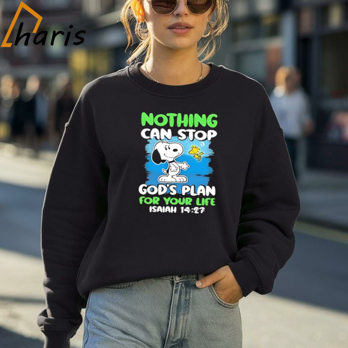 Snoopy Nothing Can Stop Gods Plan For Your Life Shirt 4 Sweatshirt