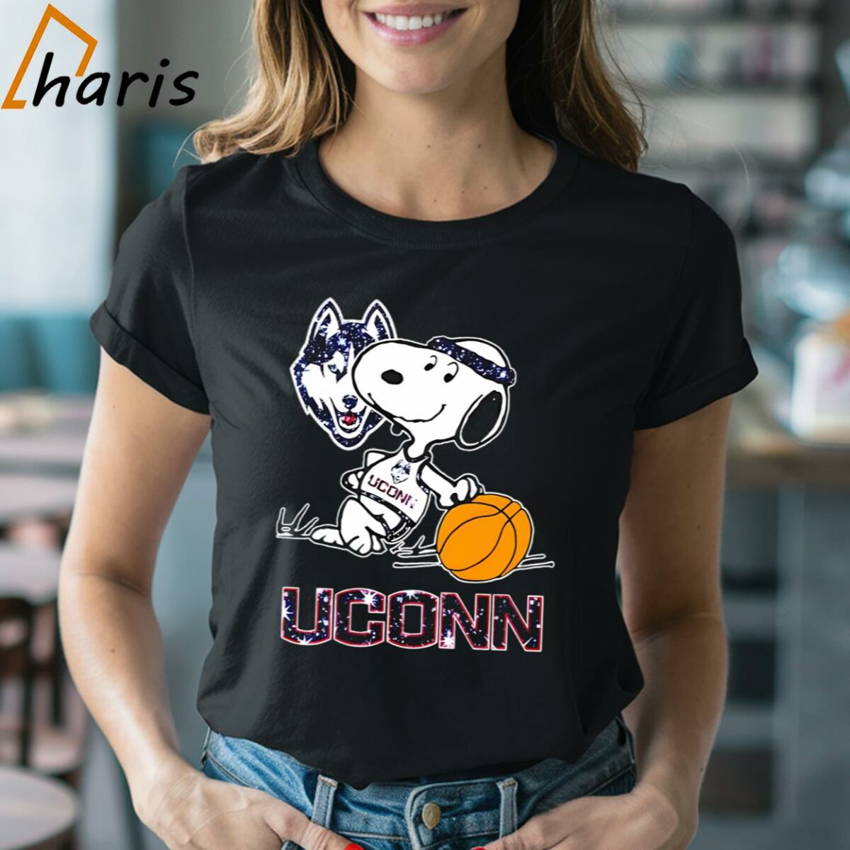 Snoopy Uconn Huskies Basketball Player T shirt 2 Shirt