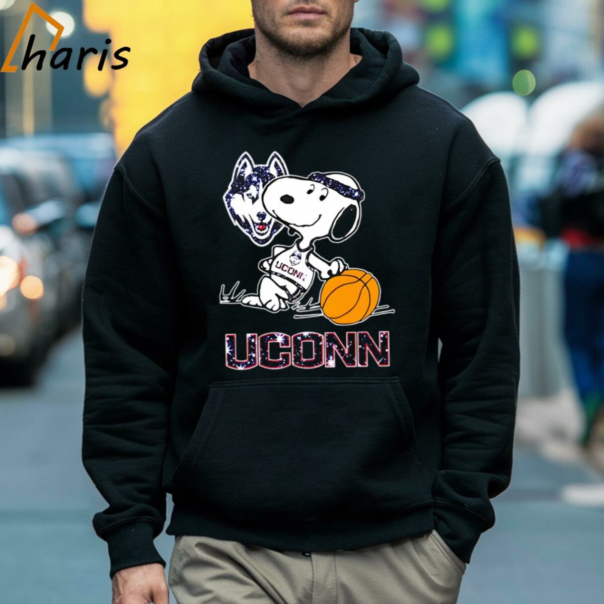 Snoopy Uconn Huskies Basketball Player T shirt 5 Hoodie