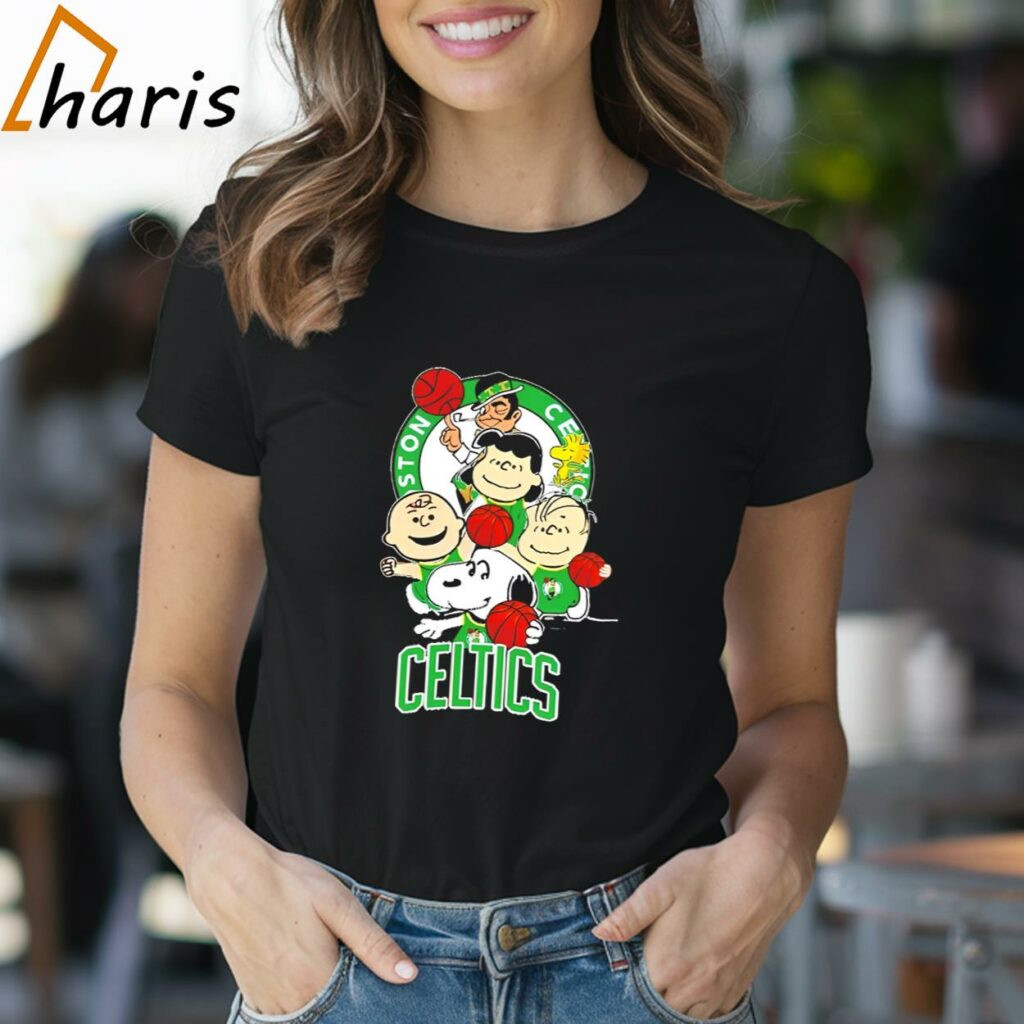 Snoopy and Friends Boston Celtics Shirt