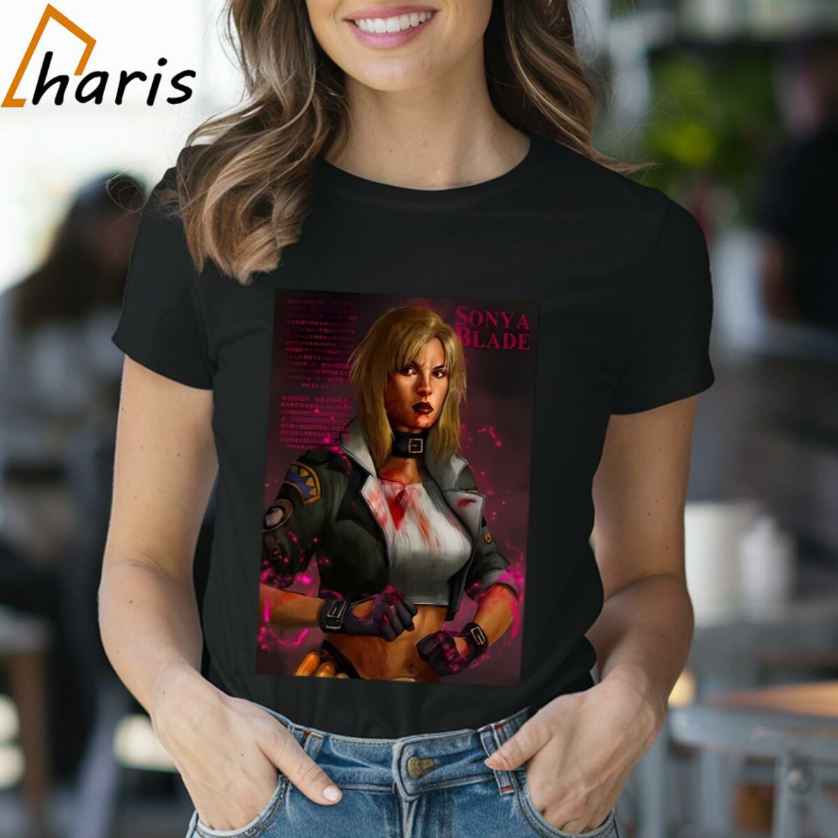 Sonya Blade From Mortal Kombat 1995 Movie T shirt 1 Shirt