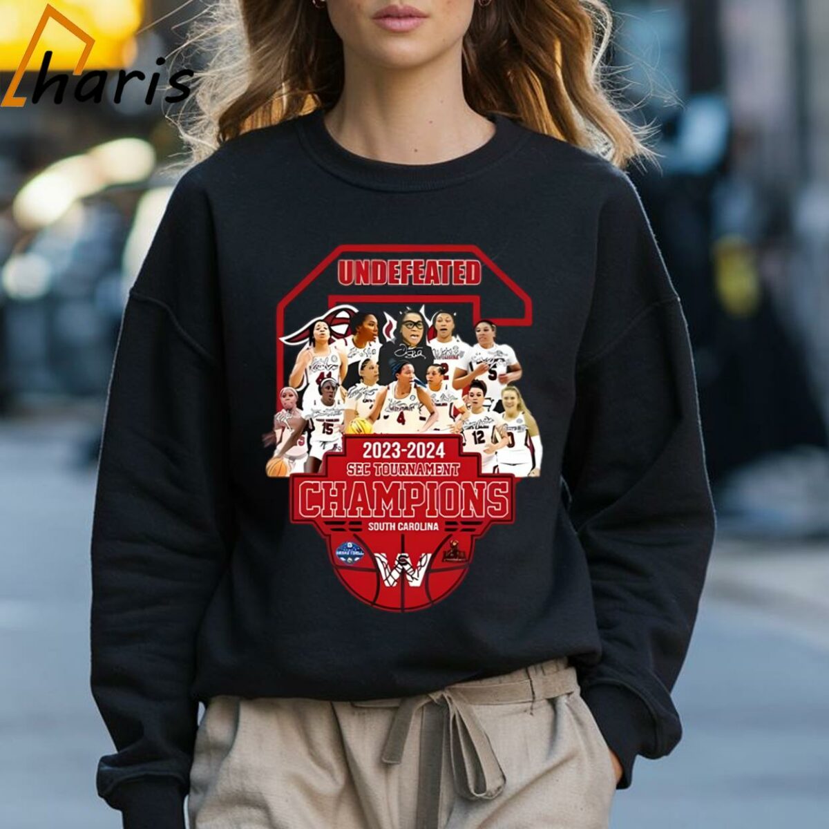 South Carolina Gamecocks NCAA Womens Basketball Tournament Champions 2023 2024 Shirt 3 Sweatshirt