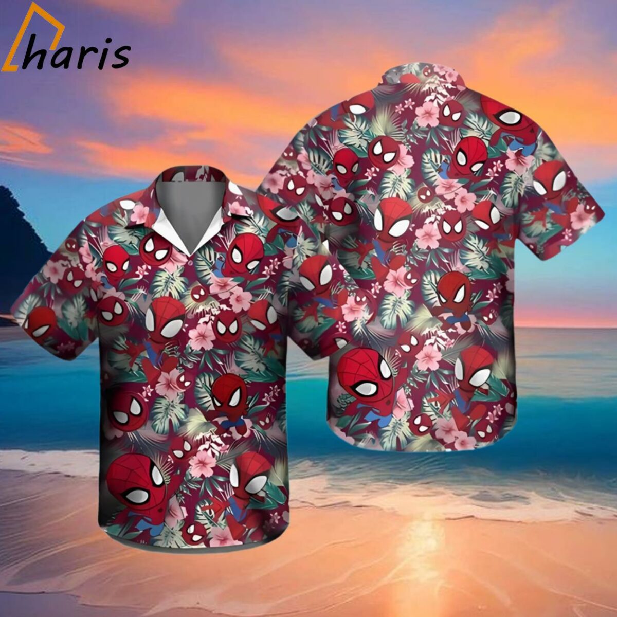 Spider Man Chibi Hawaiian Shirt 2 2