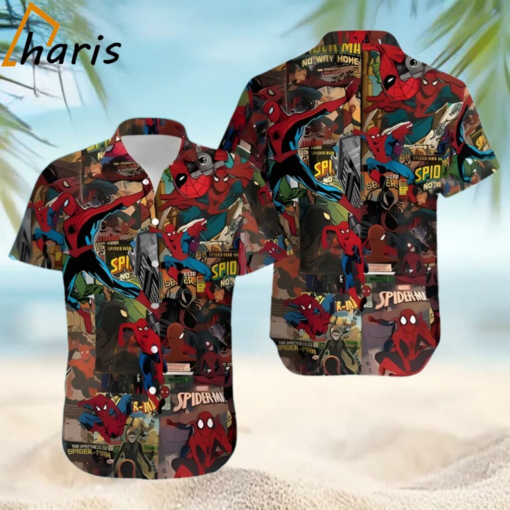 Spider Man Hawaiian Shirt Summer Gift