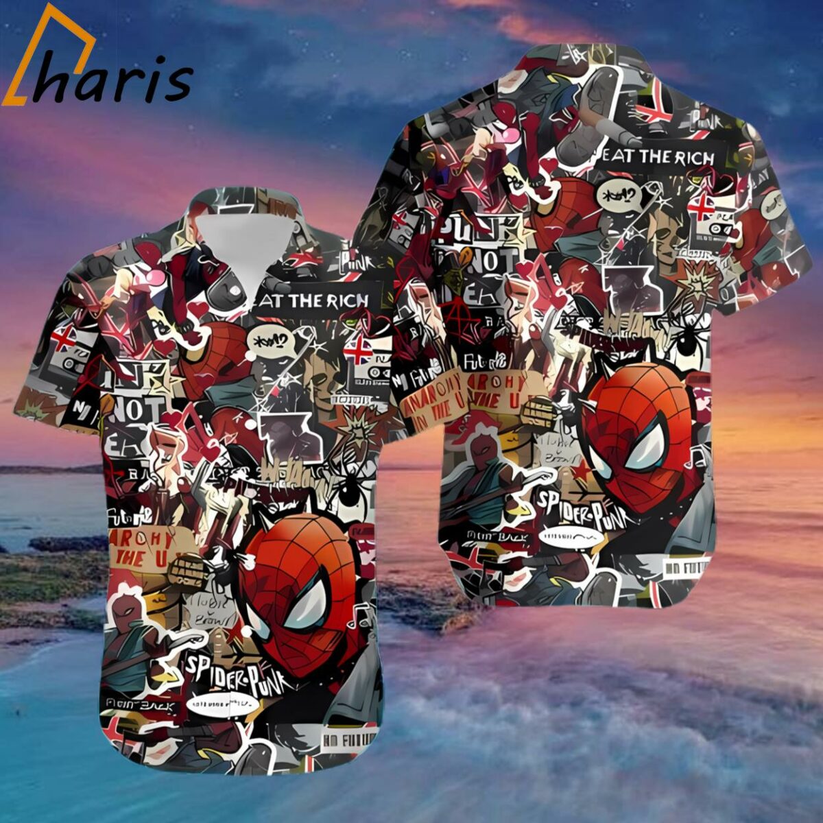Spider Man Hawaiian Summer Gift Shirt 1 1