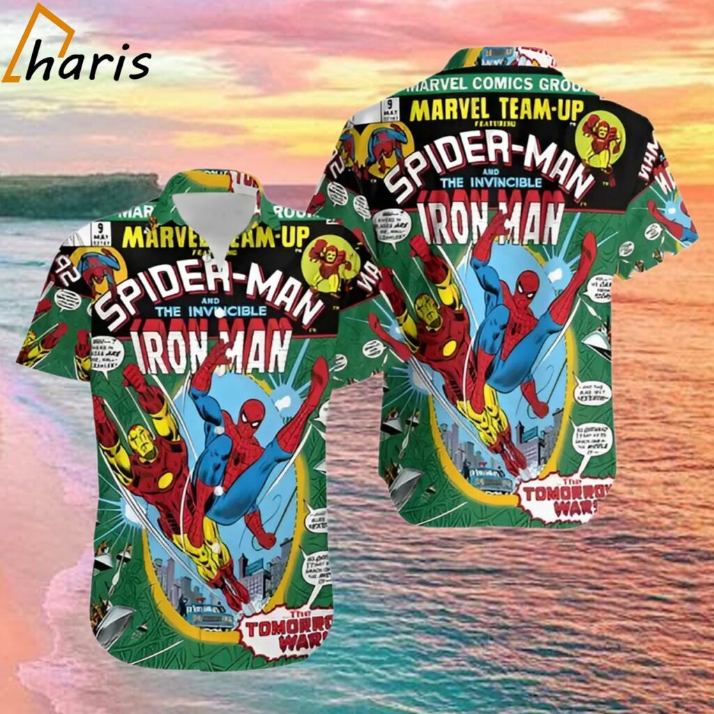Spider Man Iron Man Best Marvel Shirts