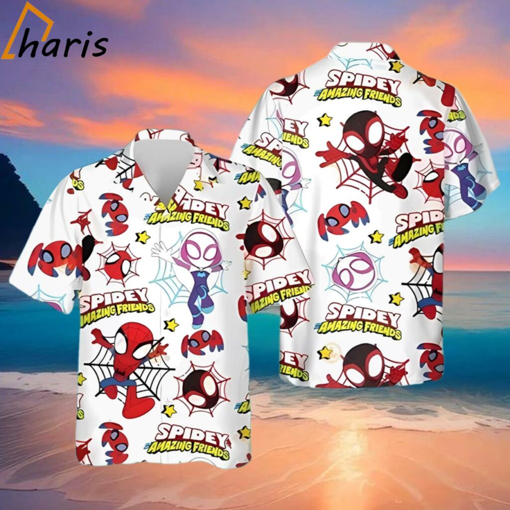 Spidey And His Amazing Friends Spider Man Hawaiian Shirt