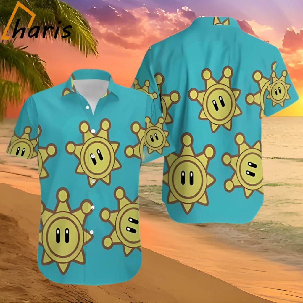 Star Super Mario Hawaiian Shirt