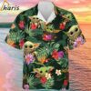Star Wars Baby Yoda Cute Flower Hawaiian Shirt 1 1
