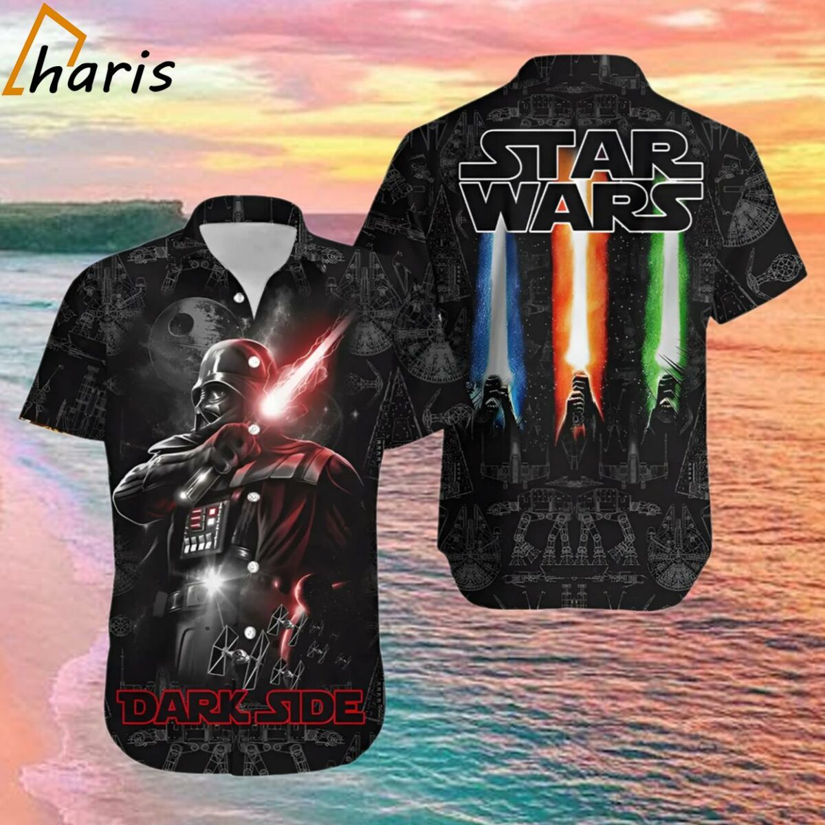Star Wars Darth Vader Dark Hawaiian Shirt 1 1