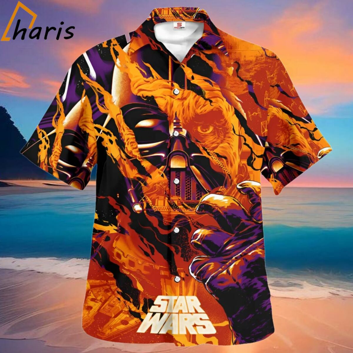 Star Wars Darth Vader Fire Hawaiian Shirt Gift For Fans 2 2