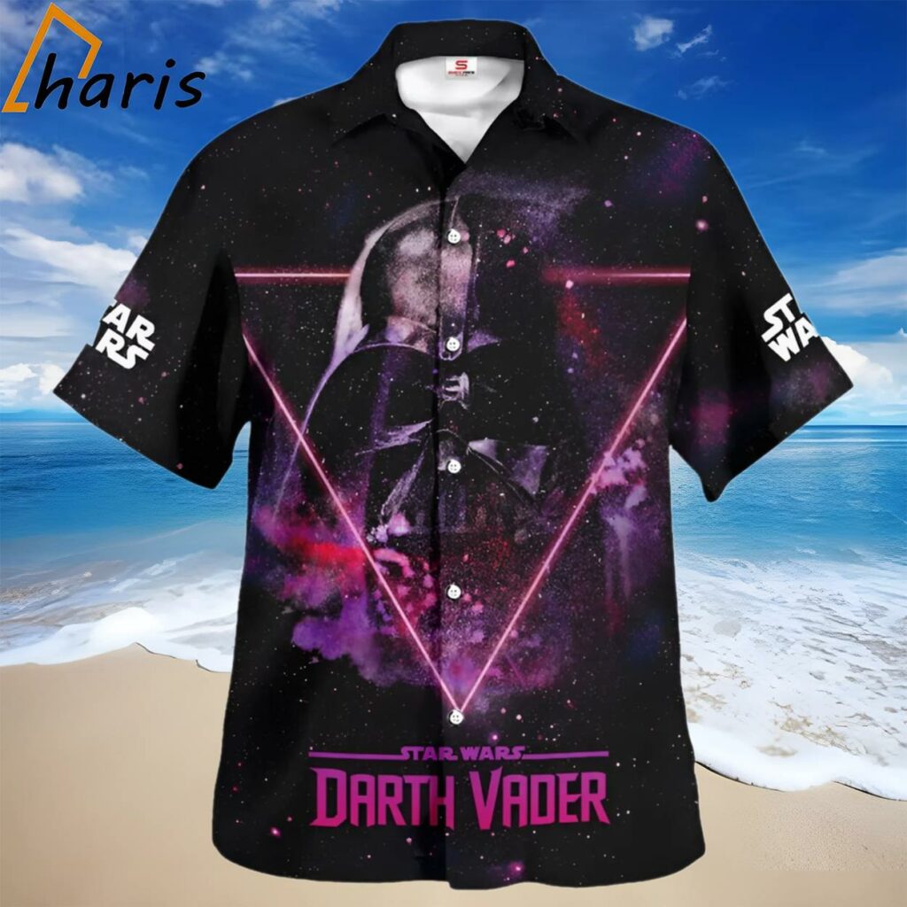 Star Wars Darth Vader Galaxy Purple Hawaiian Shirt