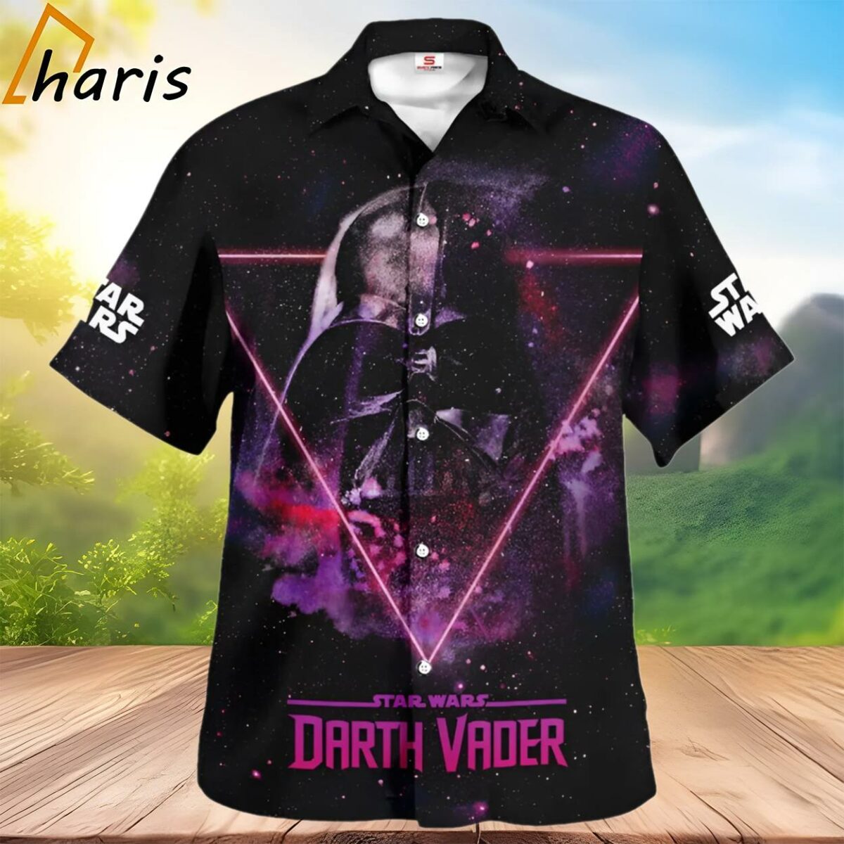 Star Wars Darth Vader Galaxy Purple Hawaiian Shirt Gift For Fans 2 3