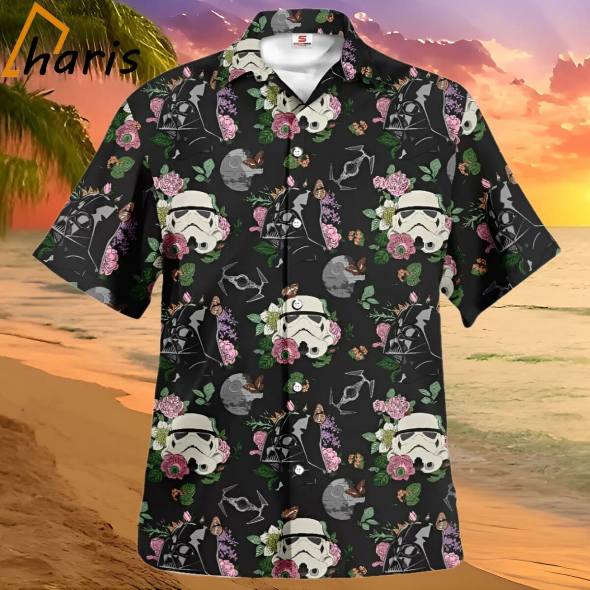 Star Wars Pattern Flower Galaxy Hawaiian Shirt 2 2