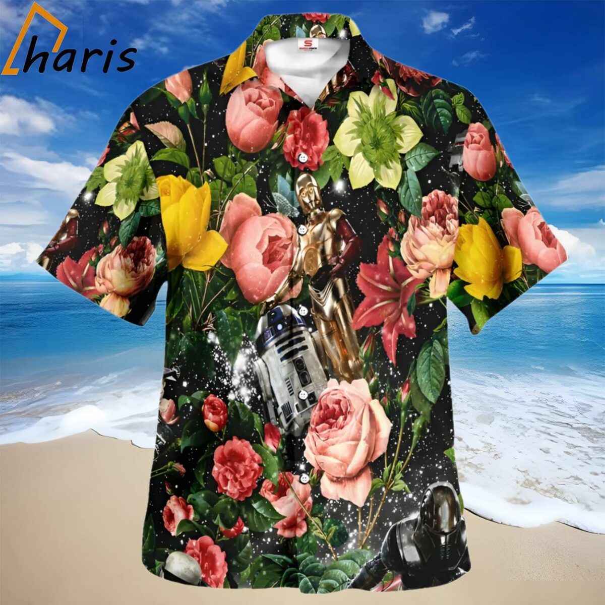 Star Wars Pattern Flower Hawaiian Shirt Gift For Fans 1 1