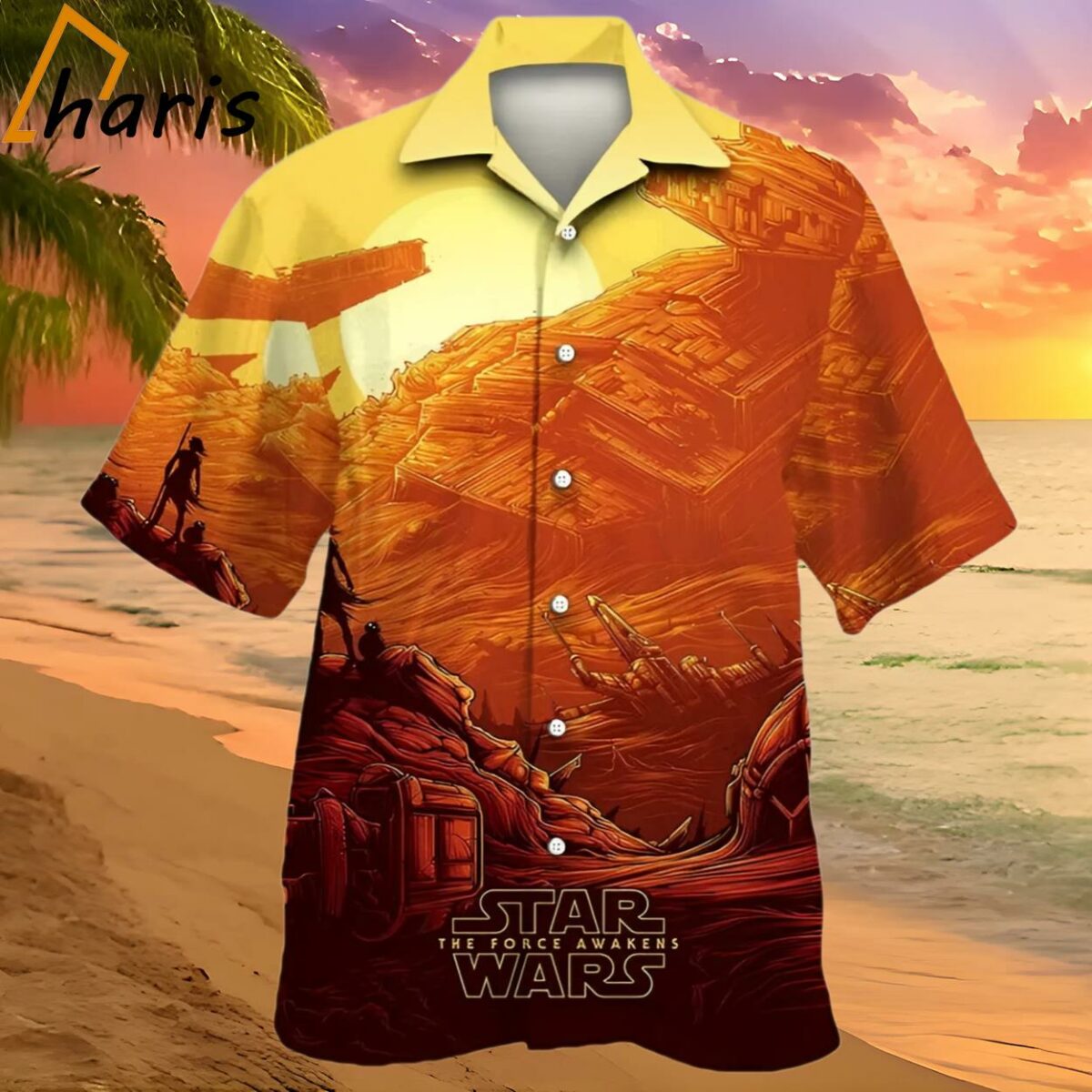 Star Wars The Force Awakens Hawaiian Shirt 2 2