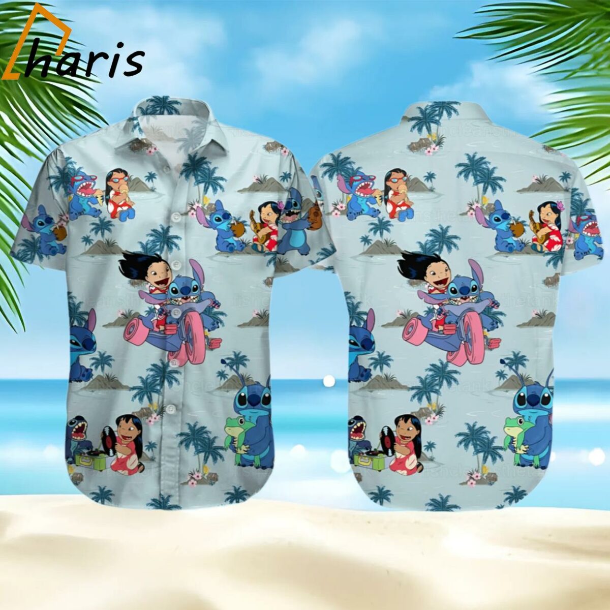 Stitch And Lilo Surf Hawaiian Shirt Best Summer Gift 1 1