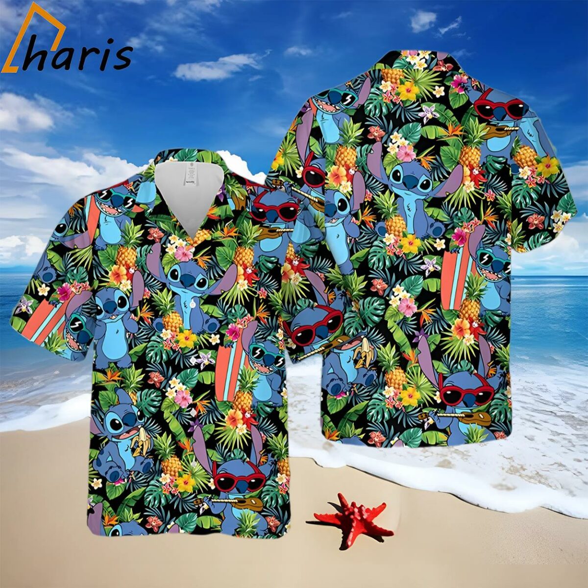 Stitch Tropical Hawaiian Shirt Lilo Stitch Gifts 1 1