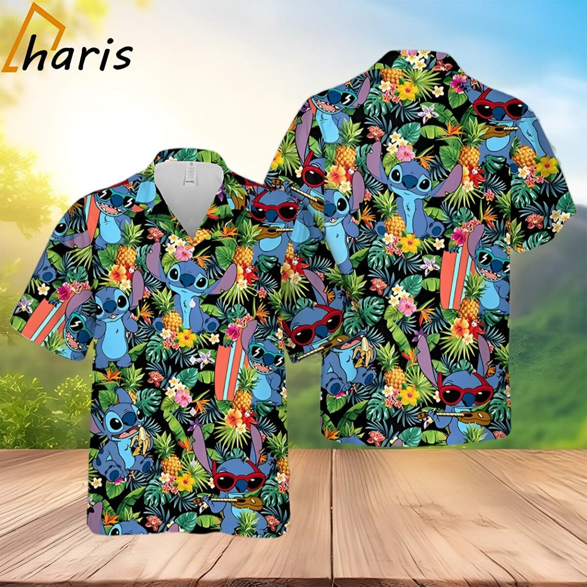 Stitch Tropical Hawaiian Shirt Lilo & Stitch Gifts