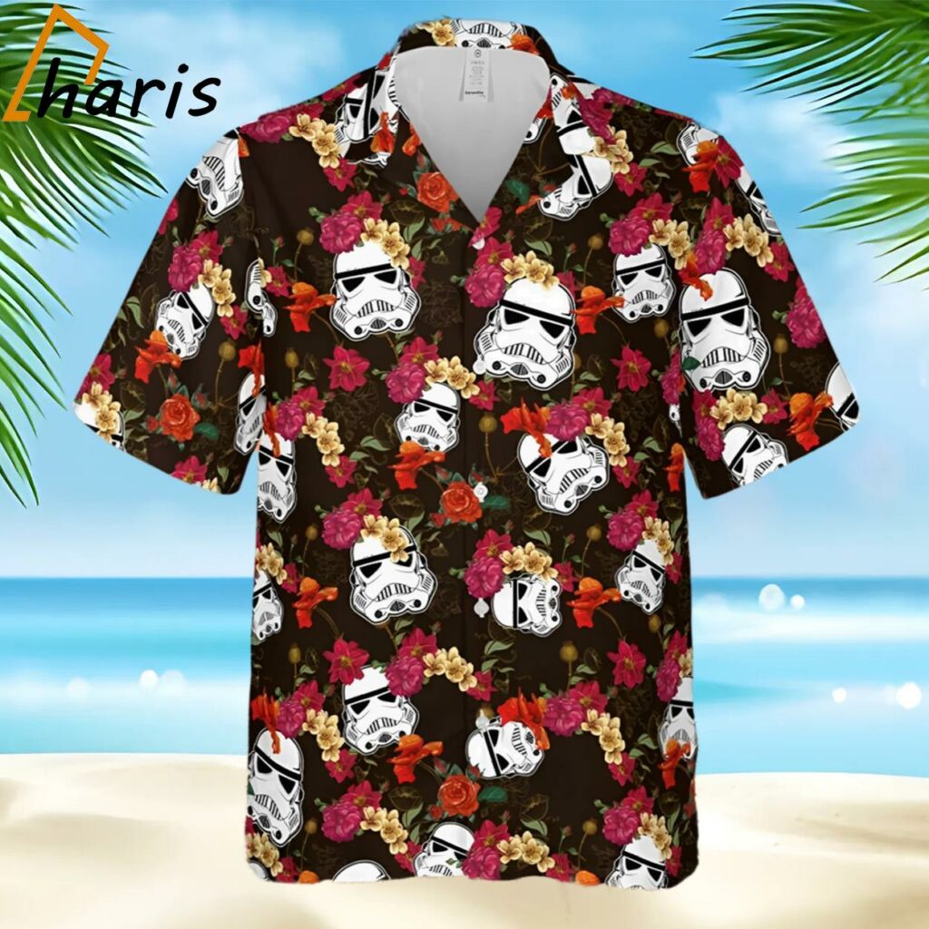Stormtrooper Floral Pattern Star Wars Hawaiian Shirt